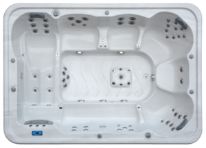 acclaim hot tub from above